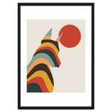 Dog Years, Rainbow Bohemian Animal, Pets Rise Dogs Retro, Eclectic Contemporary Solo thumbnail