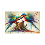 Tropical Macaw Pair (Print Only) thumbnail