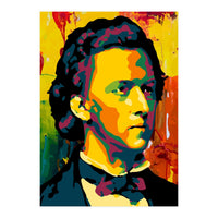 Frederic Chopin Abstract Art (Print Only)