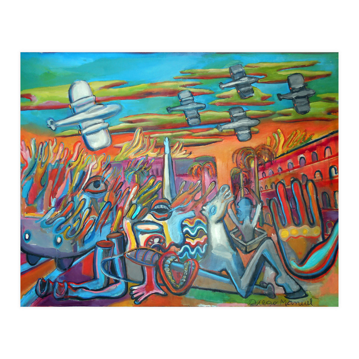 1955 Bombardeo De Plaza De Mayo (Print Only)