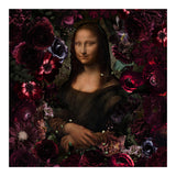 Mona Lisa And Dark Flowers (Print Only) thumbnail