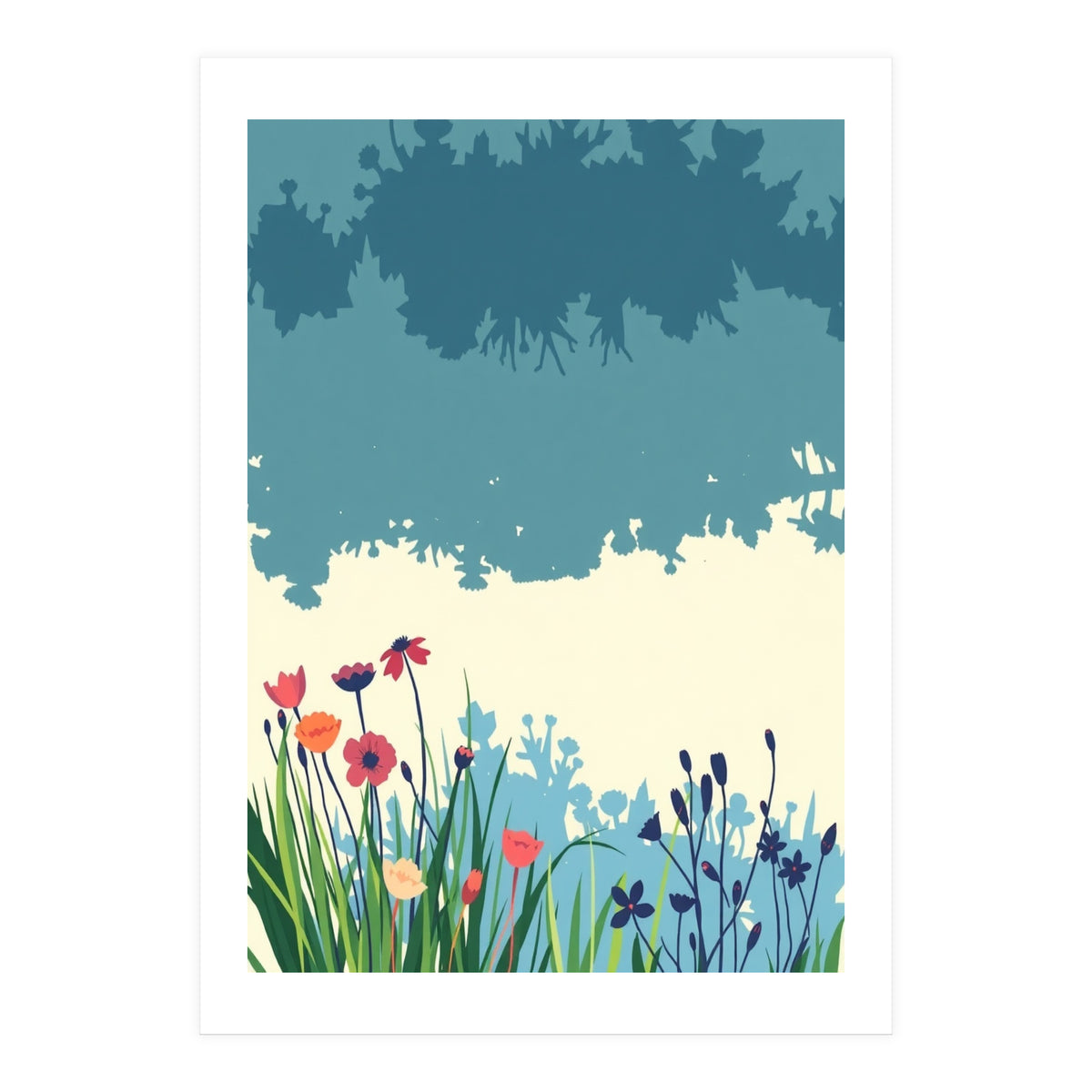 Lake Flower Nature (Print Only)