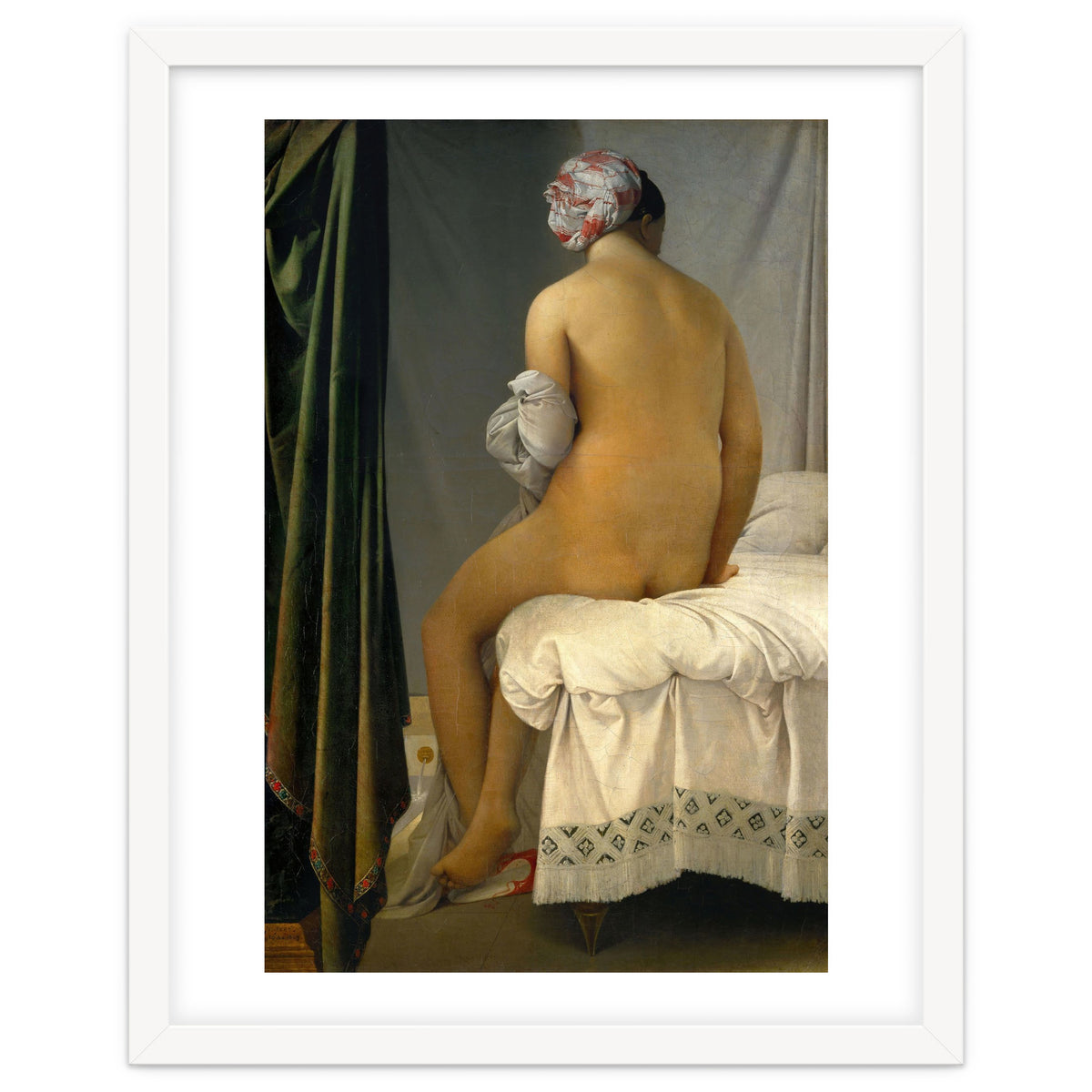 Jean Auguste Dominique Ingres / 'The Valpinçon Bather', 1806, Oil on canvas, 146 × 97,5 cm, RF 259.