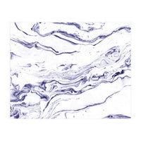 Navy Blue Marble #society6 #decor #marble (Print Only)