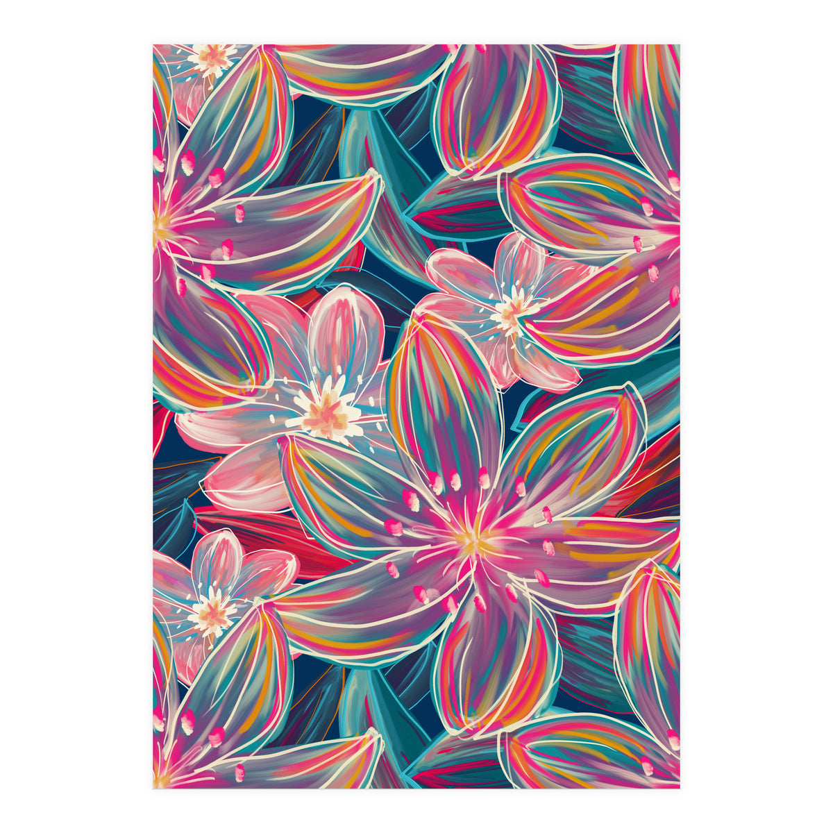 Fluo Bloom (Print Only)