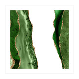 Green & Gold Agate Texture 20  (Print Only) thumbnail