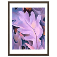 Georgia O’Keeffe – Purple Leaves (1922) | Elegant Botanical Modernist Composition in Rich Violet Tones