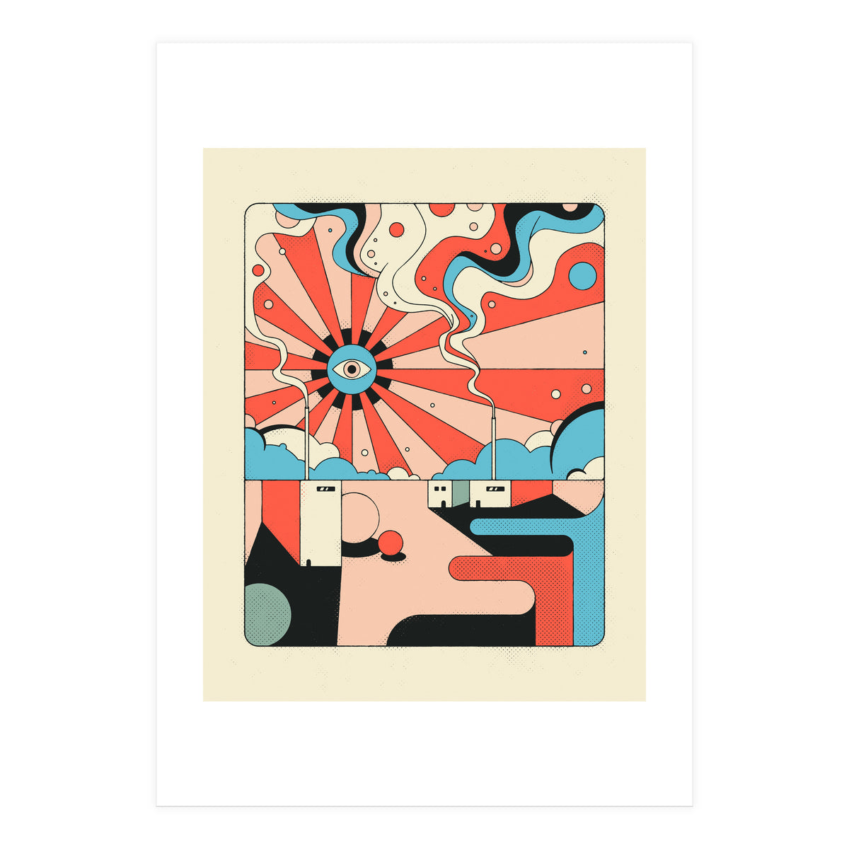 PSYCHEDELIC SUNRISE (Print Only)