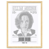Receipt Art Gillian Anderson thumbnail
