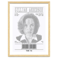 Receipt Art Gillian Anderson