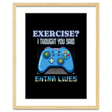 Exercise I Thought You Said Extra Lives – Gamer Humor Gift for Video Game Lovers thumbnail