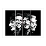 The Rolling Stones Black Portrait  (Print Only) thumbnail