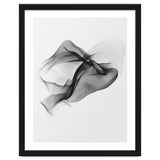 Abstract Black Flowing Fabric Wave thumbnail