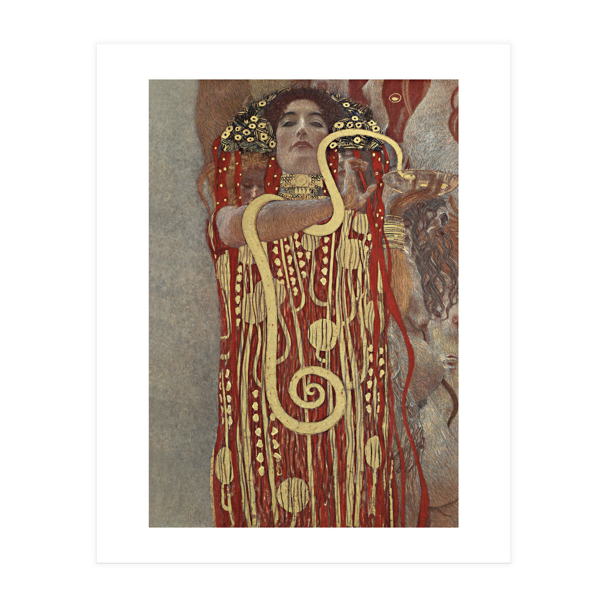 Gustav Klimt – Hygieia (1907) | Iconic Art Nouveau Masterpiece (Print Only)