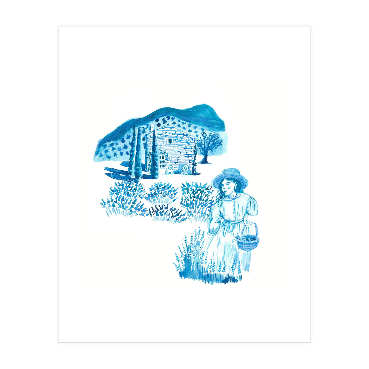 Porteuse Lavande (Print Only)