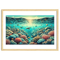 Vintage Australia, Great Barrier Reef Poster