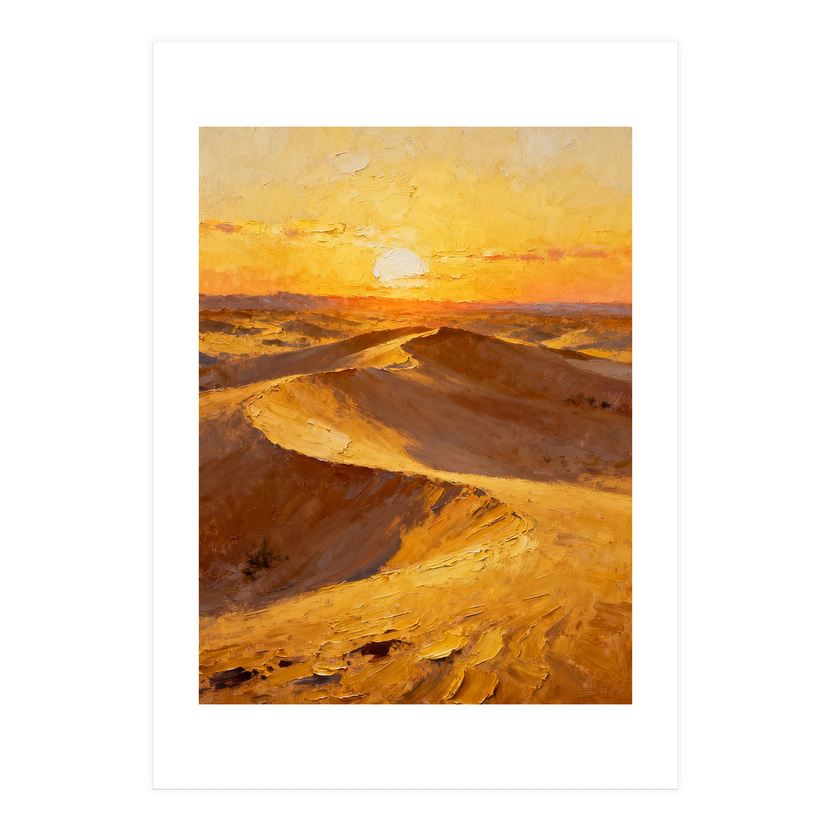 Golden Solitude (Print Only)