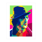 Sylvester Sly Stallone American Actor Pop Art WPAP    (Print Only) thumbnail