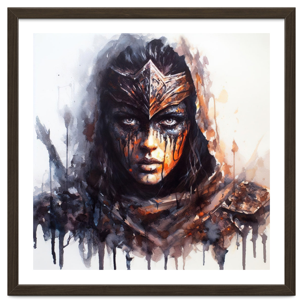 Armored Medieval Warrior Woman