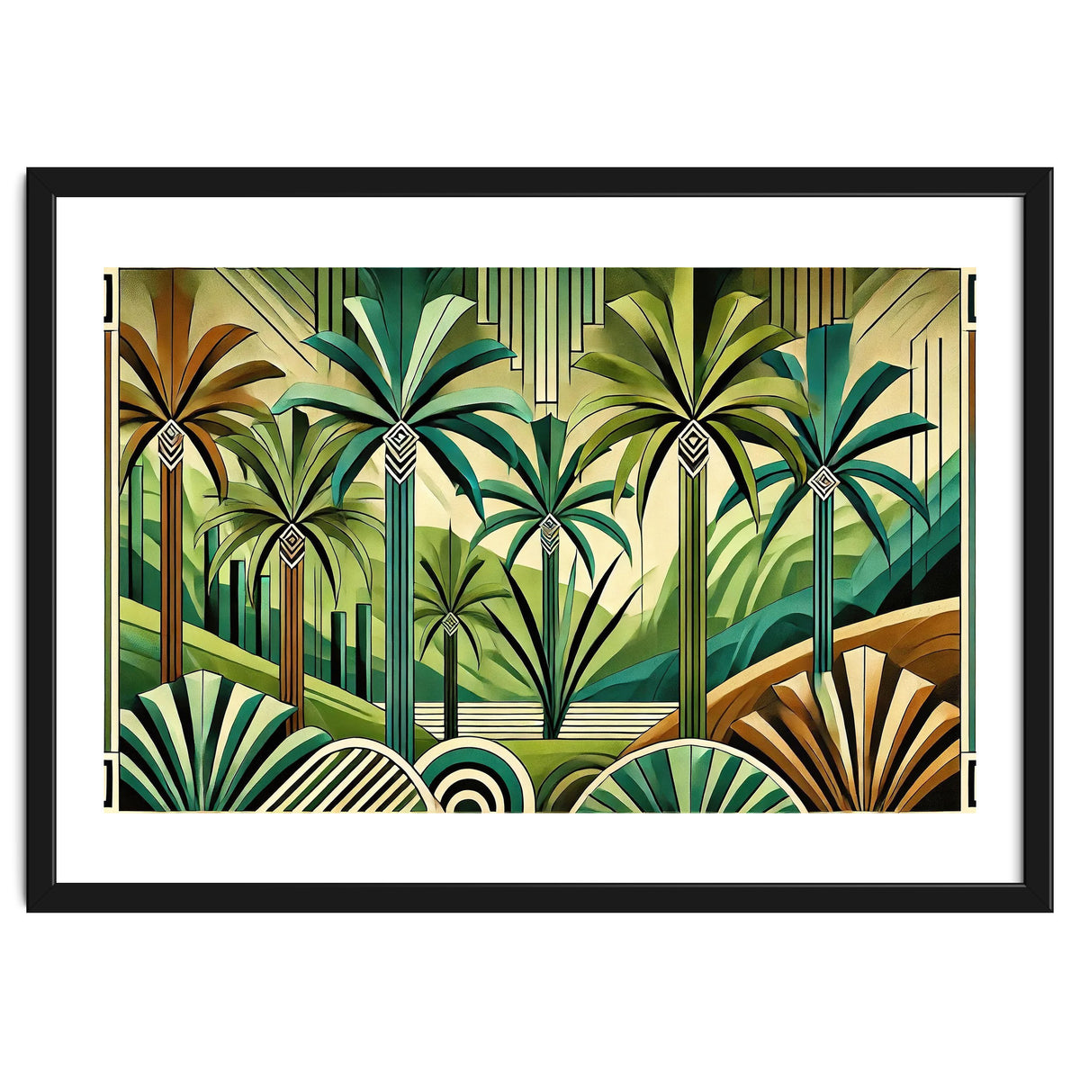 Tropical Art Deco Oasis
