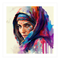 Vivid Veil Side Portrait (Print Only)