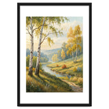 Golden Autumn Birch: A Riverside Walk thumbnail
