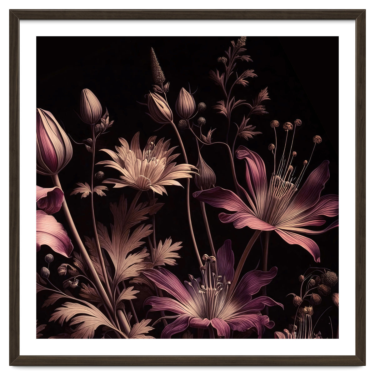 VINTAGE COLOURFUL BOTANICAL-10A-1