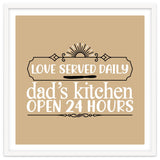 Love Served Daily Dad's Kitchen Open 24 Hours thumbnail