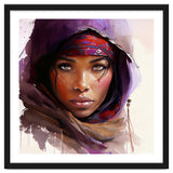 Watercolor Tuareg Woman #6 thumbnail