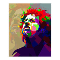 Steve Lukather Guitarist Pop Art WPAP (Print Only)