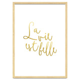 La vie est belle #society6 #typography #buyart thumbnail
