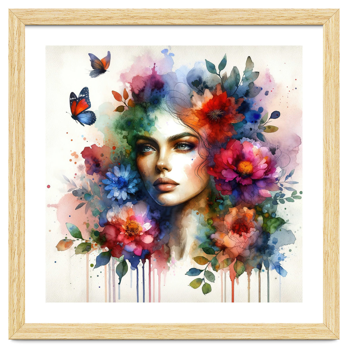 Ethereal Floral Portrait