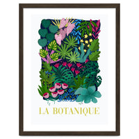 La Botanique, Botanical Garden, Colorful Jungle Print, Boho FLower Market