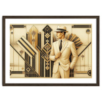 Gatsby Gentleman Art Deco Scene