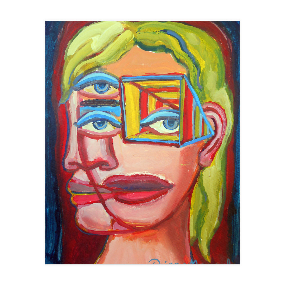 Cabeza De Mujer 23 (Print Only)