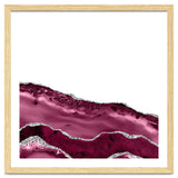 Burgundy & Silver Agate Texture 10 thumbnail