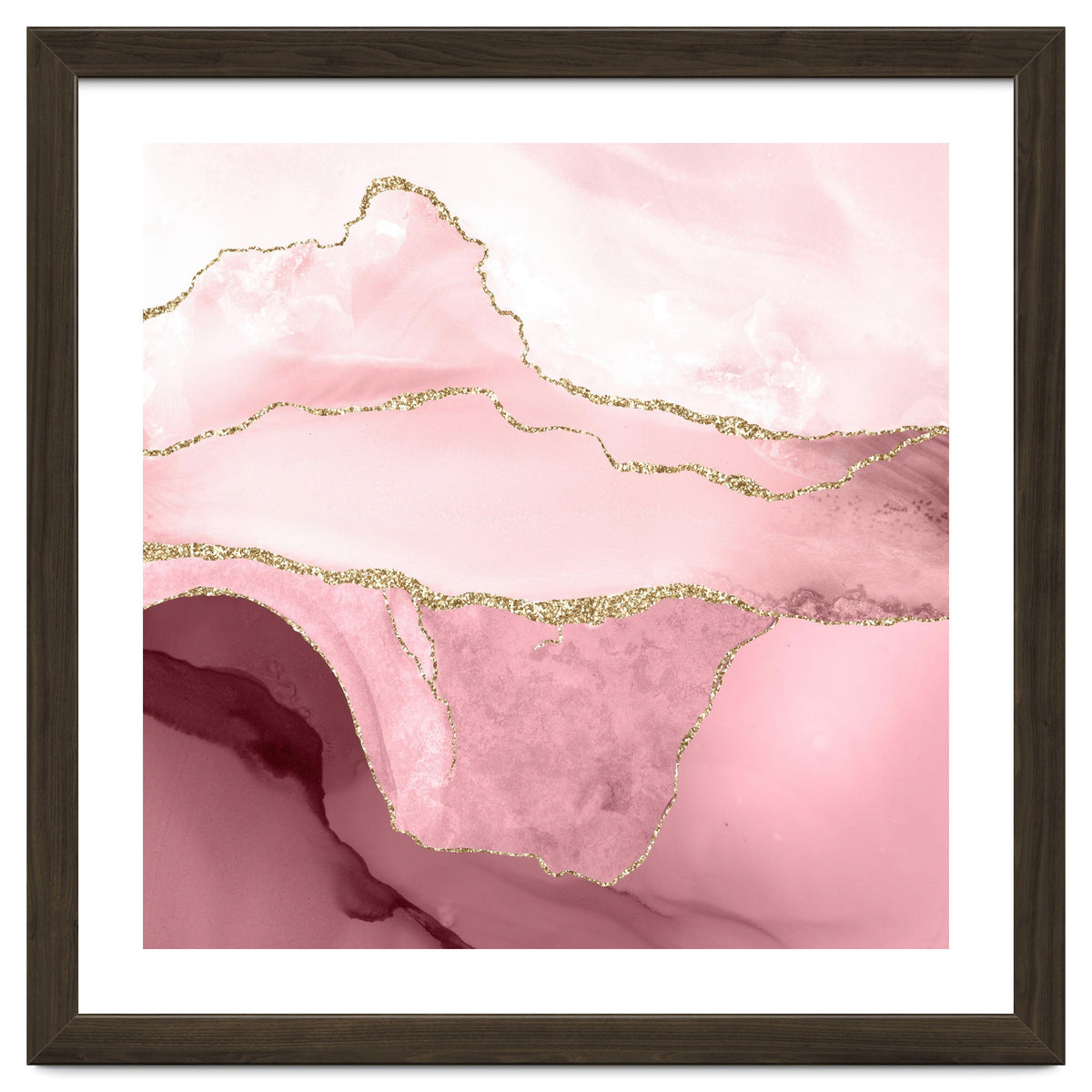 Blush & Gold Agate Texture 05