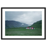 Cabins under the twilight - Iceland thumbnail
