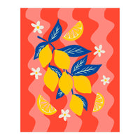 Colourful Lemon Branch (Print Only)