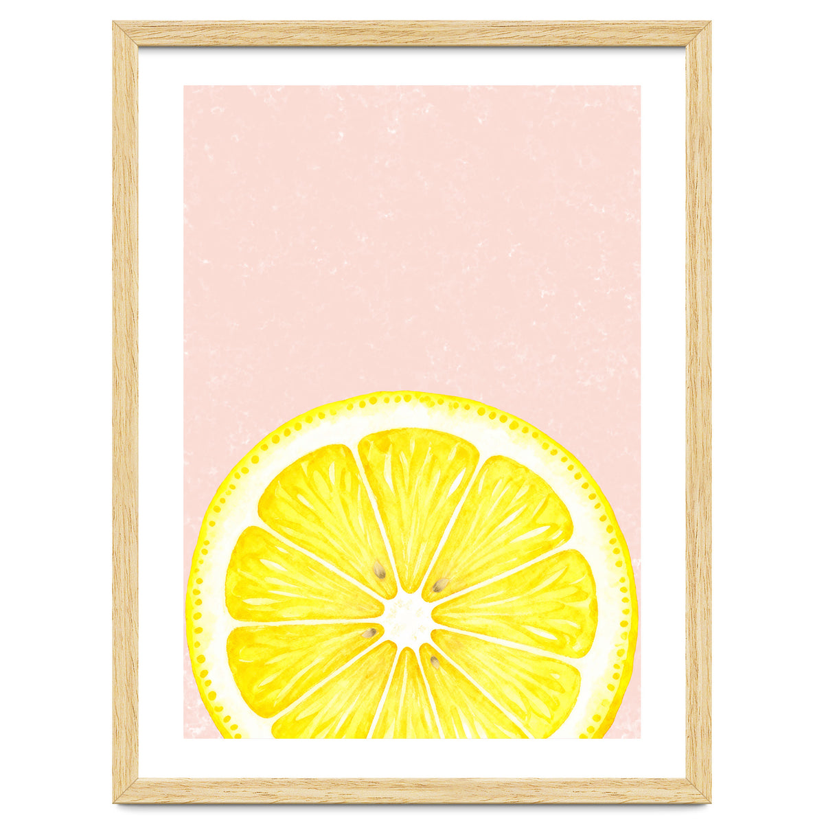 Lemon Slice, Fresh Citrus Kitchen Summer Art