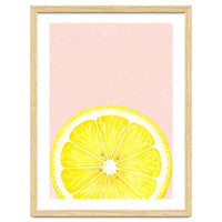 Lemon Slice, Fresh Citrus Kitchen Summer Art