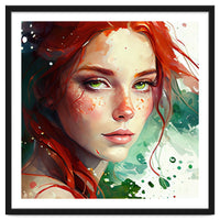 Watercolor Little Mermaid