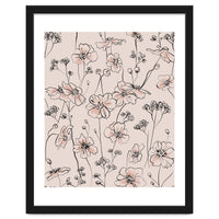 Wild Roses Floral Pattern