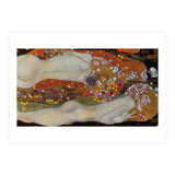 Wasserschlangen - Watersnakes II (The friends),1904/07. Canvas, 80 x 145 cm. (Print Only) thumbnail