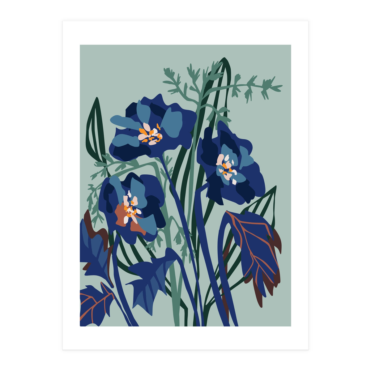 Wild Flowers Light (Print Only)