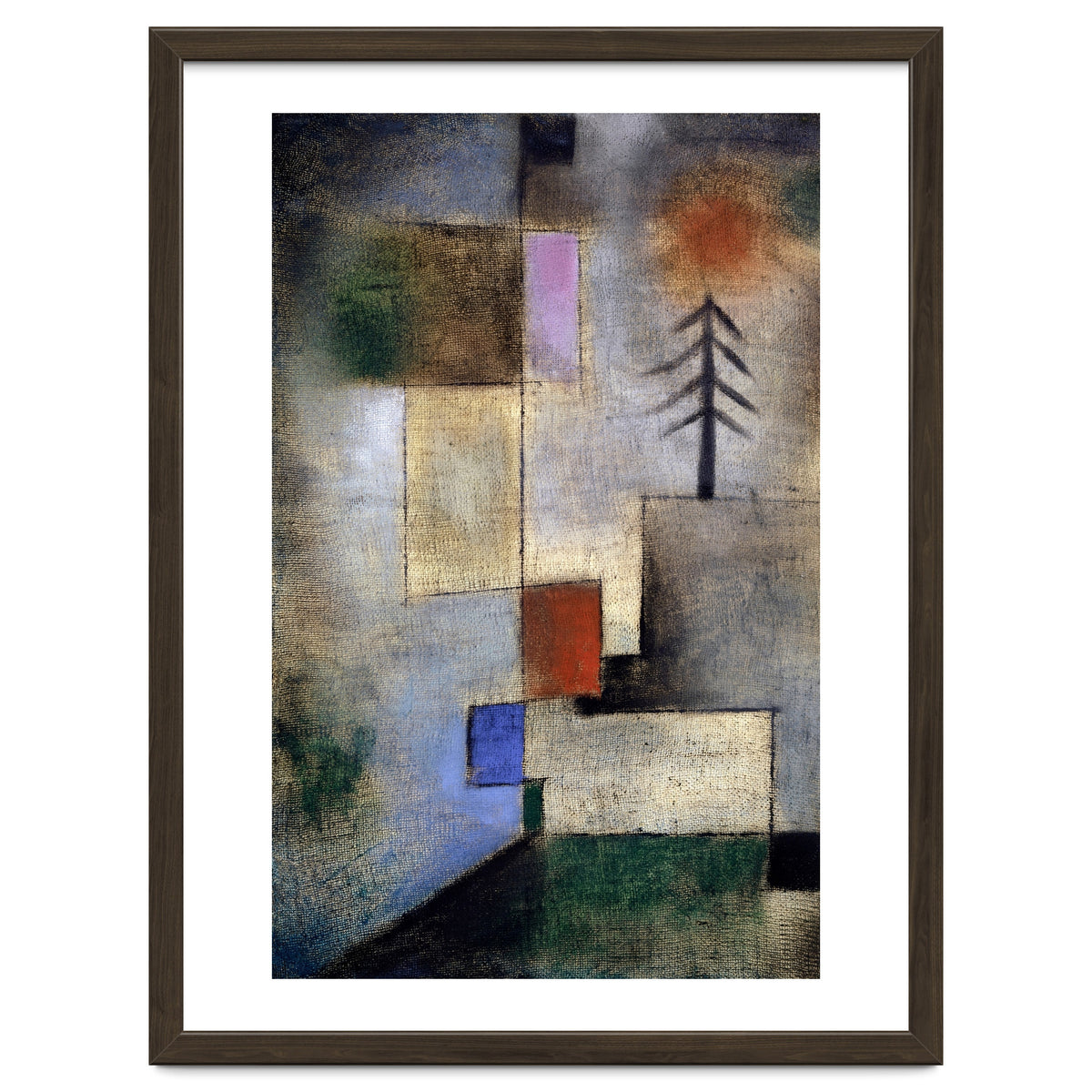 Paul Klee Small Fir Tree Abstract Painting