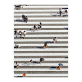 Rain Crossing | Polka Dots Zebra Crossing On The Street | Rain Eclectic Modern Graphic Design (Print Only) thumbnail