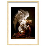 Kneeling Down Angel Renaissance inspired Religious Art thumbnail