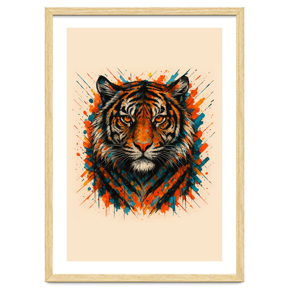 Tiger Animal Watercolor