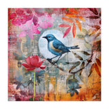 Bird Colorful Collage  (Print Only) thumbnail